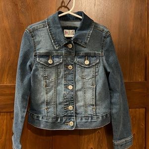 Girl’s Kohls SO denim jacket size small